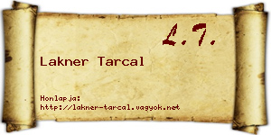 Lakner Tarcal névjegykártya